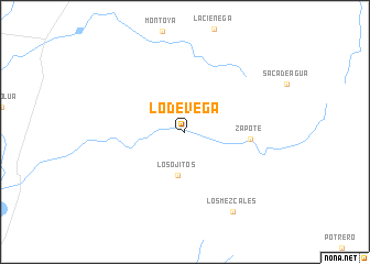 map of Lo de Vega