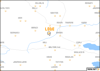 map of Lode