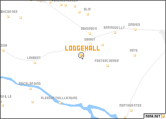 map of Lodge Hall