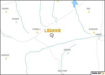 map of Lodhika