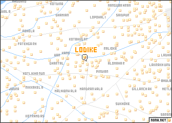 map of Lodīke