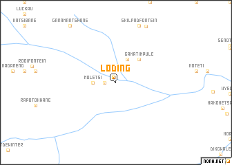 map of Loding