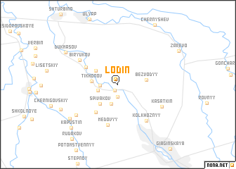 map of Lodin