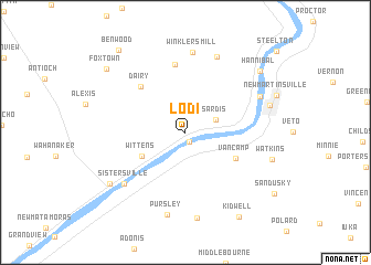 map of Lodi