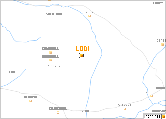 map of Lodi