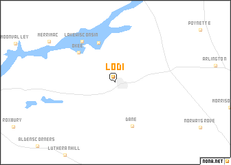 map of Lodi