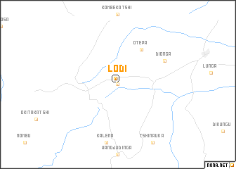 map of Lodi