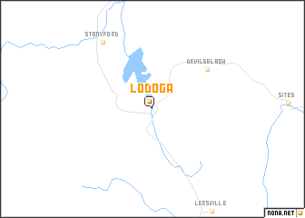 map of Lodoga