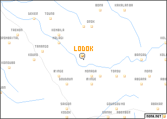 map of Lodok
