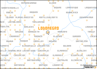 map of Lodo Negro
