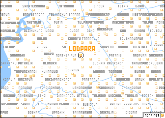 map of Lodpāra