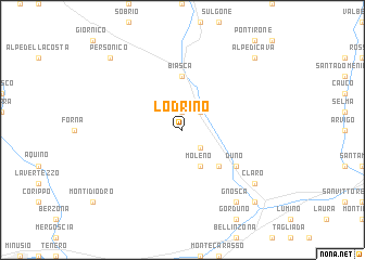 map of Lodrino
