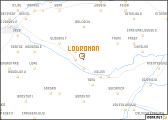 map of Lodroman