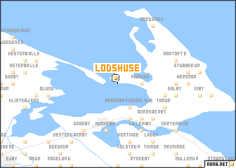map of Lodshuse