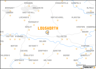 map of Lodsworth