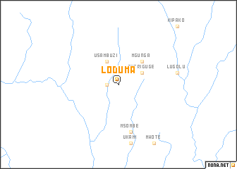 map of Loduma