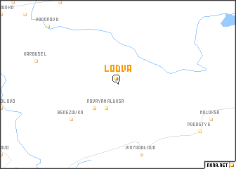 map of Lodva