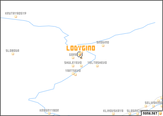 map of Lodygino