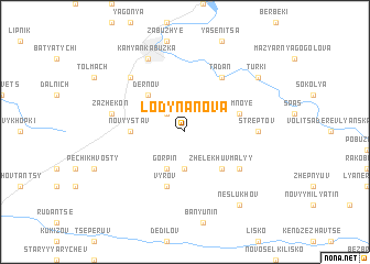 map of Lodyna Nova