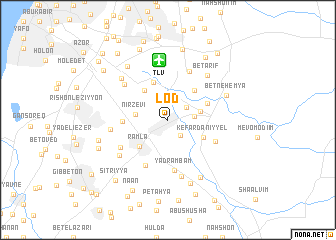 map of Lod