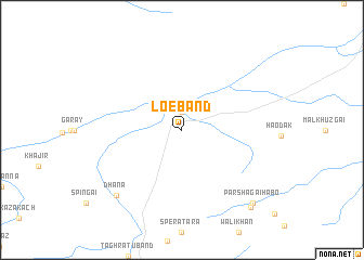 map of Loe Band