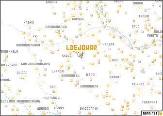 map of Loe Jowar