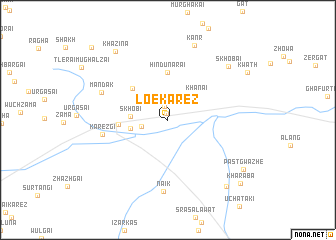 map of Loe Kārez