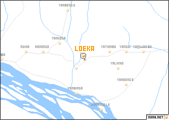 map of Loeka