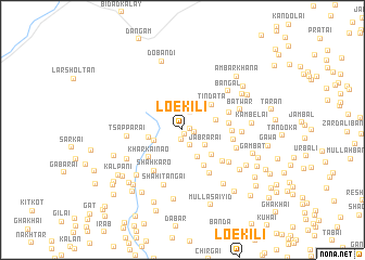 map of Loe Kili