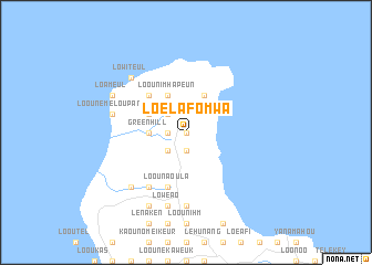 map of Loélafomwa