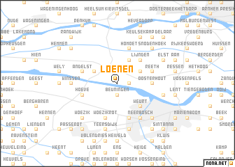 map of Loenen