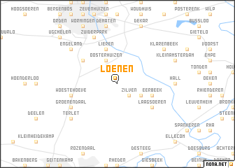 map of Loenen