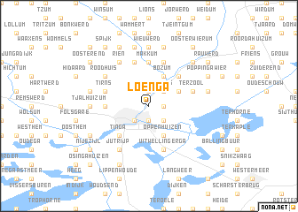 map of Loënga