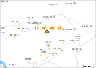 map of Loe Nishpa Kili