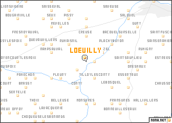 map of Loeuilly