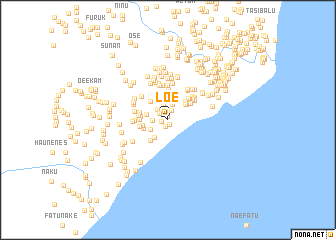 map of Loe