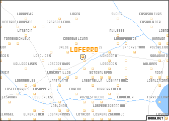 map of Lo Ferro