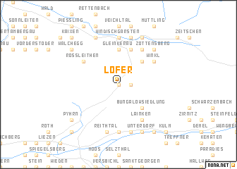 map of Lofer