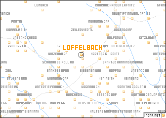 map of Löffelbach