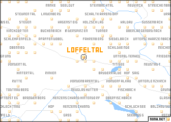 map of Löffeltal
