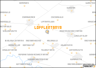 map of Löfflertanya