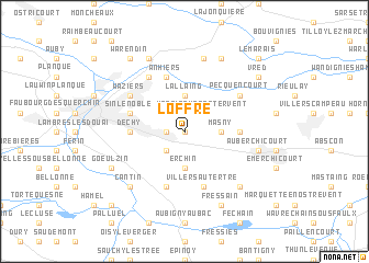 map of Loffre