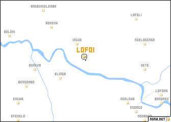 map of Lofoi