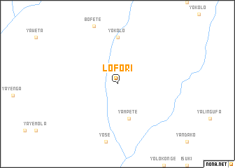 map of Lofori