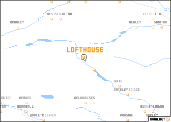 map of Lofthouse