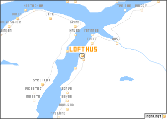 map of Lofthus