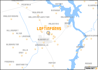 map of Loftin Farms