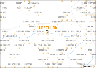 map of Loftlund