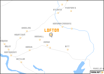 map of Lofton