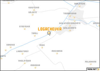 map of Logachëvka